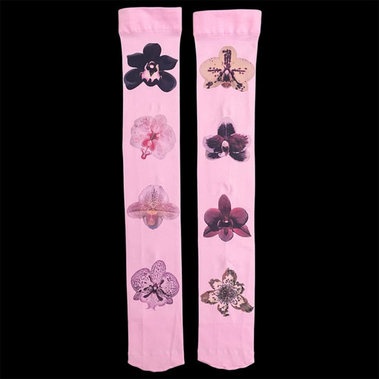 Orchid Thigh High Socks